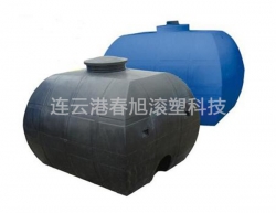 Roll-molded vehicle water tank